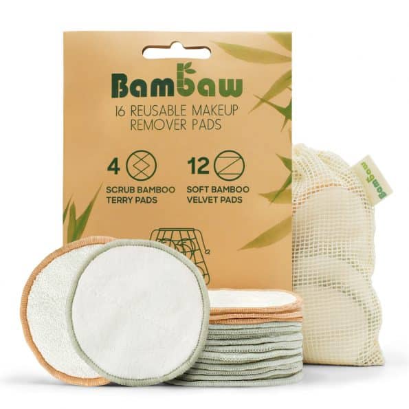 Eπαναχρησιμοποιήσιμα pads αφαίρεσης μακιγιάζ Bambaw