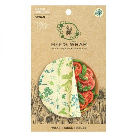 Bee’s Wrap VEGAN Κερομάντηλα Herb Garden σετ – S | M | L
