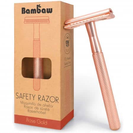 Μεταλλικό ξυράφι Bambaw Ροζ Χρυσό