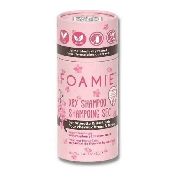 FOAMIE Dry Shampoo για καστανά και σκουρόχρωμα μαλλιά