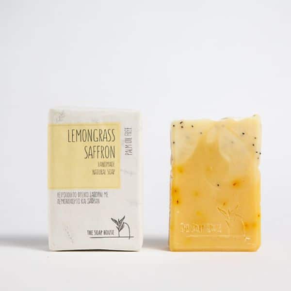 The Soaphouse Soap with Lemongrass Saffron of Kozani