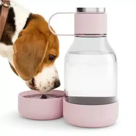 ASOBU Μπουκάλι με Μπολ Σκύλου Pink